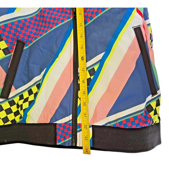 VANS Hooded Windbreaker Unisex Full Zip Pockets Multi Color & Pattern - Picture 6 of 10